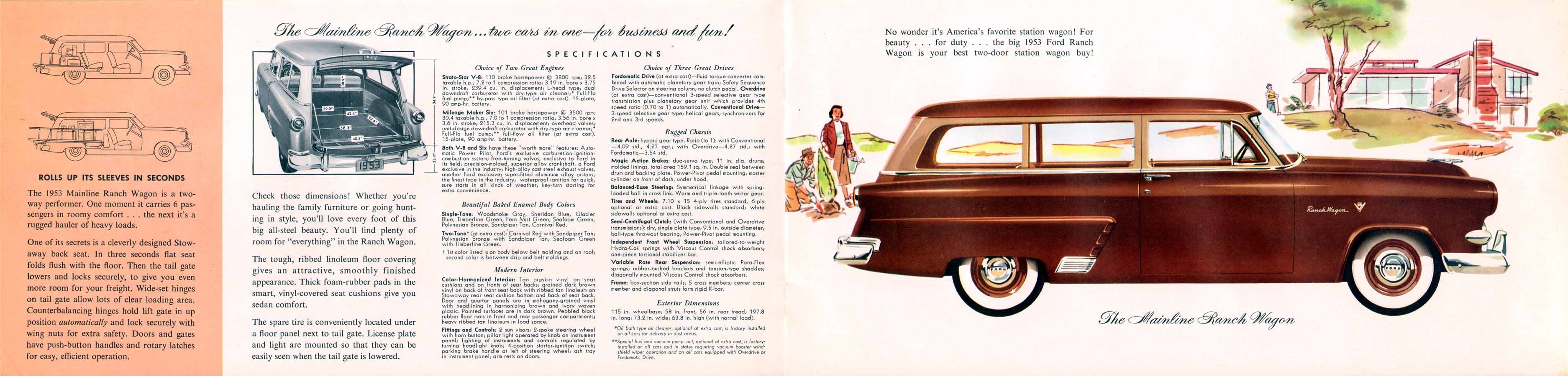 1953 Ford Brochure Page 6